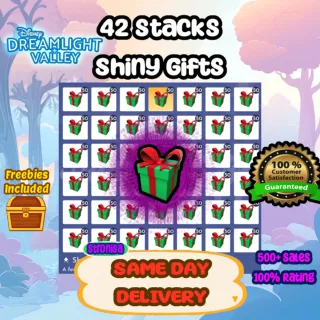 42 Stacks of Shiny Gifts 💎 SAME DAY DELIVERY💎