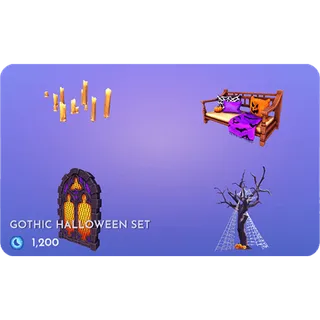 Gothic Halloween Set 💎 Disney Dreamlight Valley 💎SAME DAY DELIVERY 💎