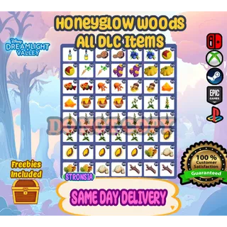 All Honeyglow Woods Items || Materials, Gems, Ingredients, Etc ||💎SAME DAY DELIVERY