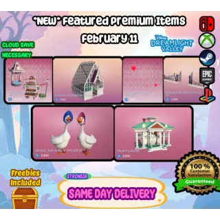 *NEW* Featured Premium Items (February 11)💎 Disney Dreamlight Valley 💎SAME DAY DELIVERY 💎