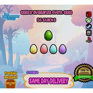 56 Stacks Eggstravaganza Event Eggs  💎 SAME DAY DELIVERY💎 