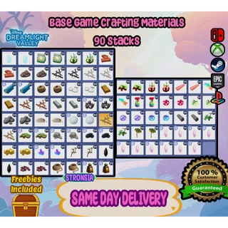 All Base Game Crafting Materials 💎SAME DAY DELIVERY 💎