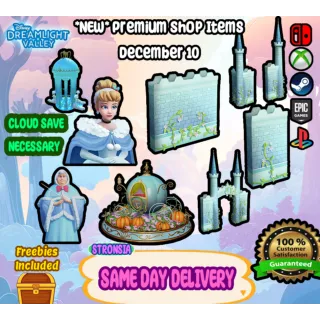 *NEW* Premium Items (December 10) 💎 Disney Dreamlight Valley 💎SAME DAY DELIVERY 💎