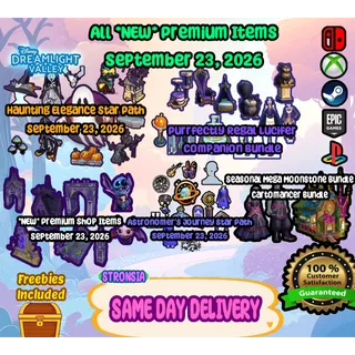 All *NEW* Premium/Star Path Items (September 23, 2026)💎 Disney Dreamlight Valley