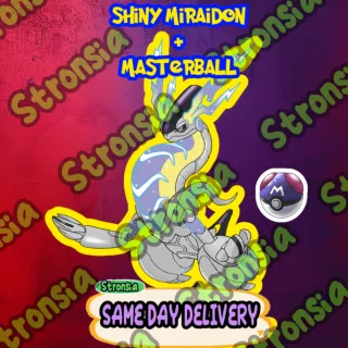 Shiny Miraidon (Gamestop) 🟢SAME DAY DELIVERY🟢Pokémon Scarlet and Violet