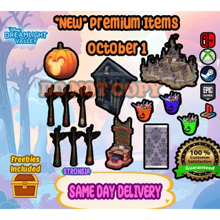 Premium Items (October 1, 2025) 💎 Disney Dreamlight Valley