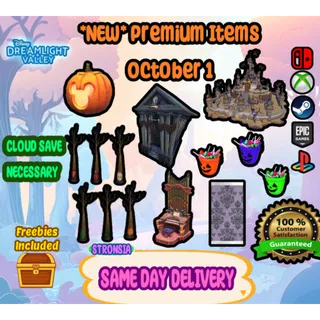 Premium Items (October 1, 2025) 💎 Disney Dreamlight Valley