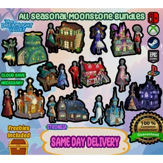 Seasonal Giant Moonstone Bundles (All 11)  Same Day Delivery