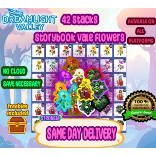 42 Storybook Vale DLC Flowers 💎SAME DAY DELIVERY 💎