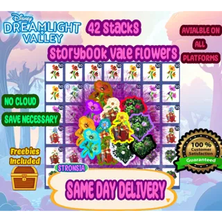 42 Storybook Vale DLC Flowers 💎SAME DAY DELIVERY 💎