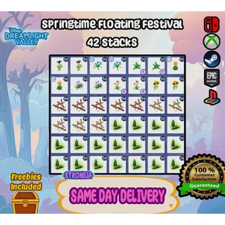 42 Springtime Floating Festival Materials💎SAME DAY DELIVERY 💎