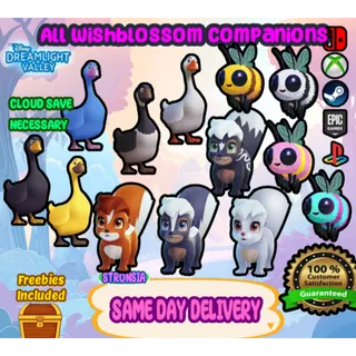 All 13 Wishblossom Ranch DLC Companions/Critters 🟢 SAME DAY DELIVERY 🟢