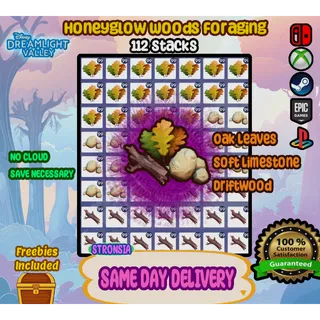 112 Stacks Honeyglow Woods DLC Foraging💎SAME DAY DELIVERY 💎