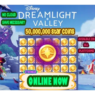 50,000,000 (50 Million) Star Coins 💎 Disney Dreamlight Valley 💎SAME DAY DELIVERY 💎