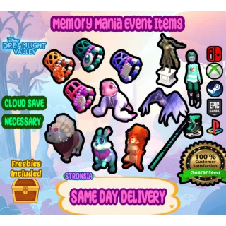 Memory Mania Event Items Inside Out 💎 Disney Dreamlight Valley 💎SAME DAY DELIVERY 💎