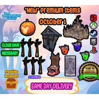 *NEW* Premium Items (October 1) 💎 Disney Dreamlight Valley 💎SAME DAY DELIVERY 💎