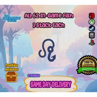 1 Stack of All Fish (62 Fish Total)💎SAME DAY DELIVERY 💎