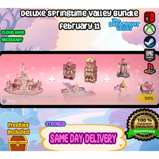 Deluxe Springtime Valley Bundle Premium Items💎 Disney Dreamlight Valley 💎SAME DAY DELIVERY 💎