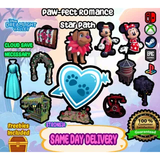 Paw-fect Romance Star Path (February 11, 2026) 💎 Disney Dreamlight Valley 💎SAME DAY DELIVERY 💎