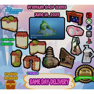 Premium Items (June 18 2025) 💎 Disney Dreamlight Valley 💎SAME DAY DELIVERY 💎