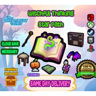 Witchful Thinking Star Path || Disney Dreamlight Valley || Same Day Delivery