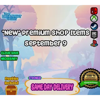 *NEW* Premium Shop Items (September 9, 2026)💎 Disney Dreamlight Valley