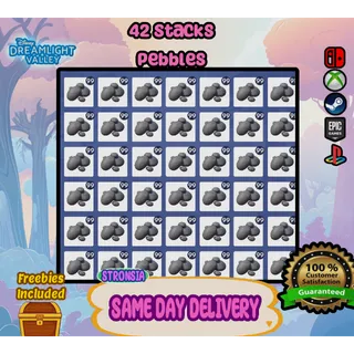 42 Stacks of Pebbles 💎SAME DAY DELIVERY 💎