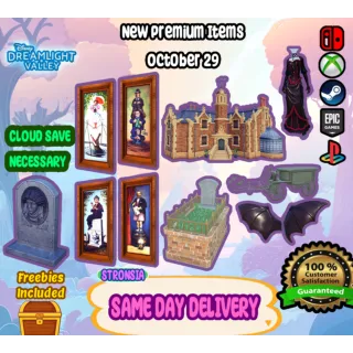 *NEW* Premium Items (October 29) 💎 Disney Dreamlight Valley 💎SAME DAY DELIVERY 💎