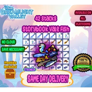 42 Storybook Vale DLC Fish 💎Disney Dreamlight Valley 💎SAME DAY DELIVERY 💎 Eternity Isle Storybook Vale