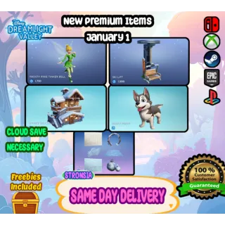 New Premium Items (January 1) 💎 Wishblossom Ranch ||