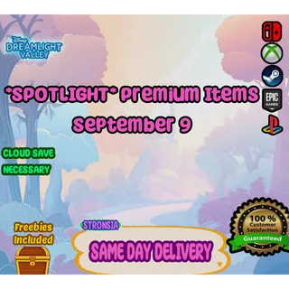 *SPOTLIGHT* Premium Items (September 9, 2026)💎 Disney Dreamlight Valley