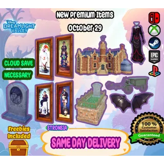Premium Items (October 29, 2025) 💎 Disney Dreamlight Valley 💎SAME DAY DELIVERY 💎