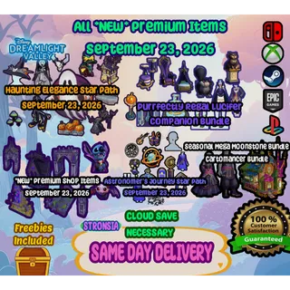 All *NEW* Premium/Star Path Items (September 23, 2026)💎 Disney Dreamlight Valley