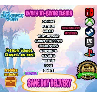 All Items Bundle (Over 4000+ Items) 💎 Disney Dreamlight Valley 💎SAME DAY DELIVERY 💎