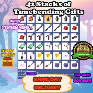 42 Stacks of Timebending Gifts💎 Disney Dreamlight Valley 💎SAME DAY DELIVERY 💎Eternity Isle Storybook Vale