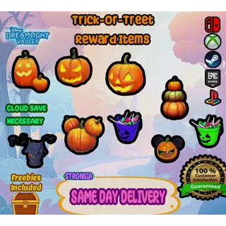 Trick-or-Treat Event Reward Items 💎 Disney Dreamlight Valley
