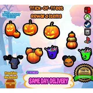 Trick-or-Treat Event Reward Items 💎 Disney Dreamlight Valley