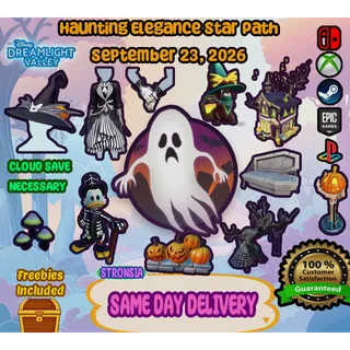 *NEW* Haunting Elegance Star Path💎 Disney Dreamlight Valley