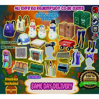 All EXPIRED Redemption Code Items 💎SAME DAY DELIVERY 💎