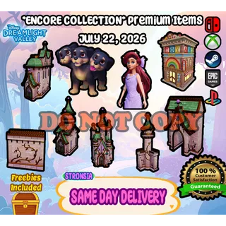 *ENCORE Collection* Premium Items (July 22, 2026) 💎 Disney Dreamlight Valley 💎SAME DAY DELIVERY 💎