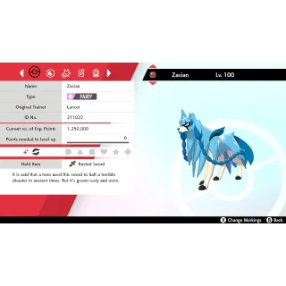 Mystery Gift Shiny Zamazenta (w/Rusted Sword)🟢SAME DAY DELIVERY🟢 Pokémon Sword and Shield or Pokemon HOME||Battle Ready