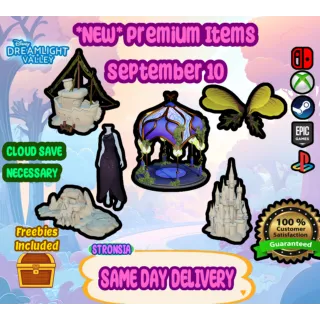*NEW* Premium Shop Items (September 10)💎 Disney Dreamlight Valley 💎SAME DAY DELIVERY 💎