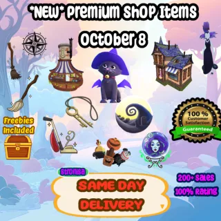 *NEW* Premium Items (October 8) 💎 Disney Dreamlight Valley 💎SAME DAY DELIVERY 💎