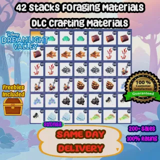 42 Stacks of Foraging Materials 🟢SAME DAY DELIVERY🟢