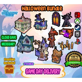 Huge Halloween Items Bundle|| Disney Dreamlight Valley || Same Day Delivery