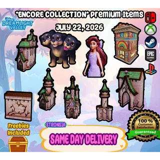 *ENCORE Collection* Premium Items (July 22, 2026) 💎 Disney Dreamlight Valley 💎SAME DAY DELIVERY 💎
