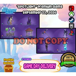*SPOTLIGHT* Premium Items (September 23, 2026) 💎 Disney Dreamlight Valley