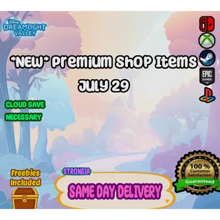*NEW* Premium Shop Items (July 29) 💎 Disney Dreamlight Valley