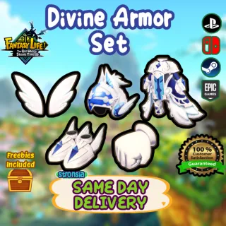 Divine Armor Set || Fantasy Life i || 🟢SAME DAY DELIVERY🟢