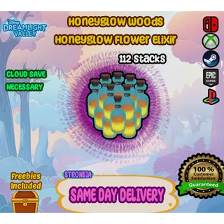 112 Stacks Honeyglow Woods DLC Honeyglow Flower Elixir 💎SAME DAY DELIVERY 💎
